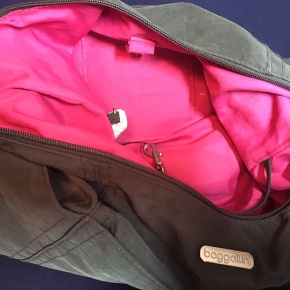 Baggallini Adjustable Crossbody Traveling Shoulder Nylon Bag 12"x10" - Picture 10 of 16